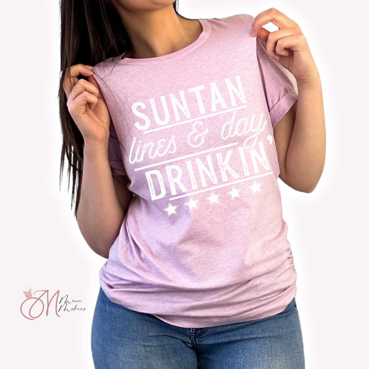Suntan Lines and Day Drinkin' Tee
