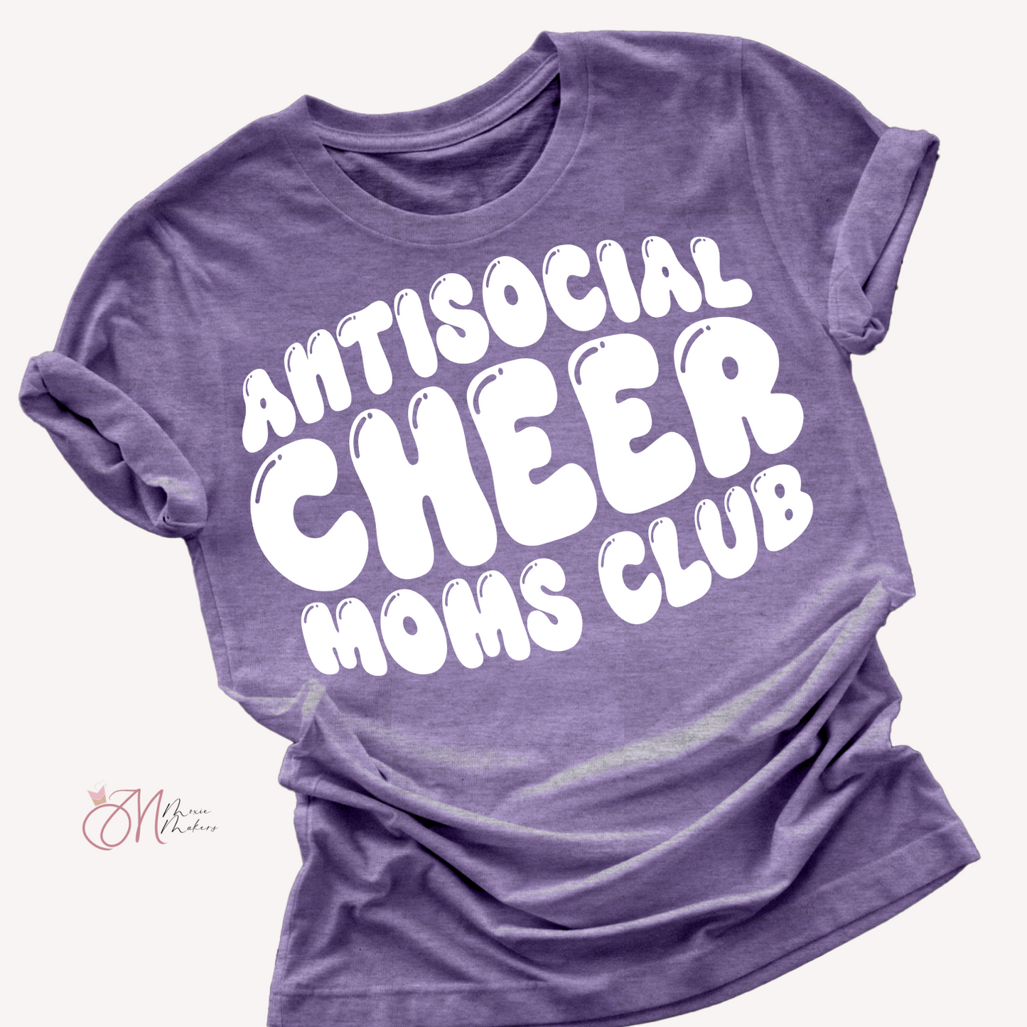 Antisocial Cheer Mom Club Tee