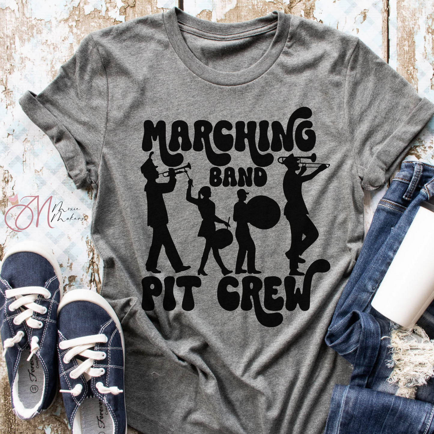 Marching Band Pit Crew Tee