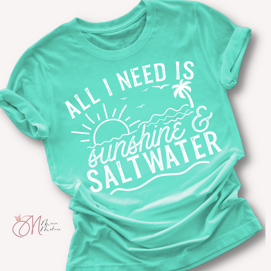 Sunshine and Saltwater Tee