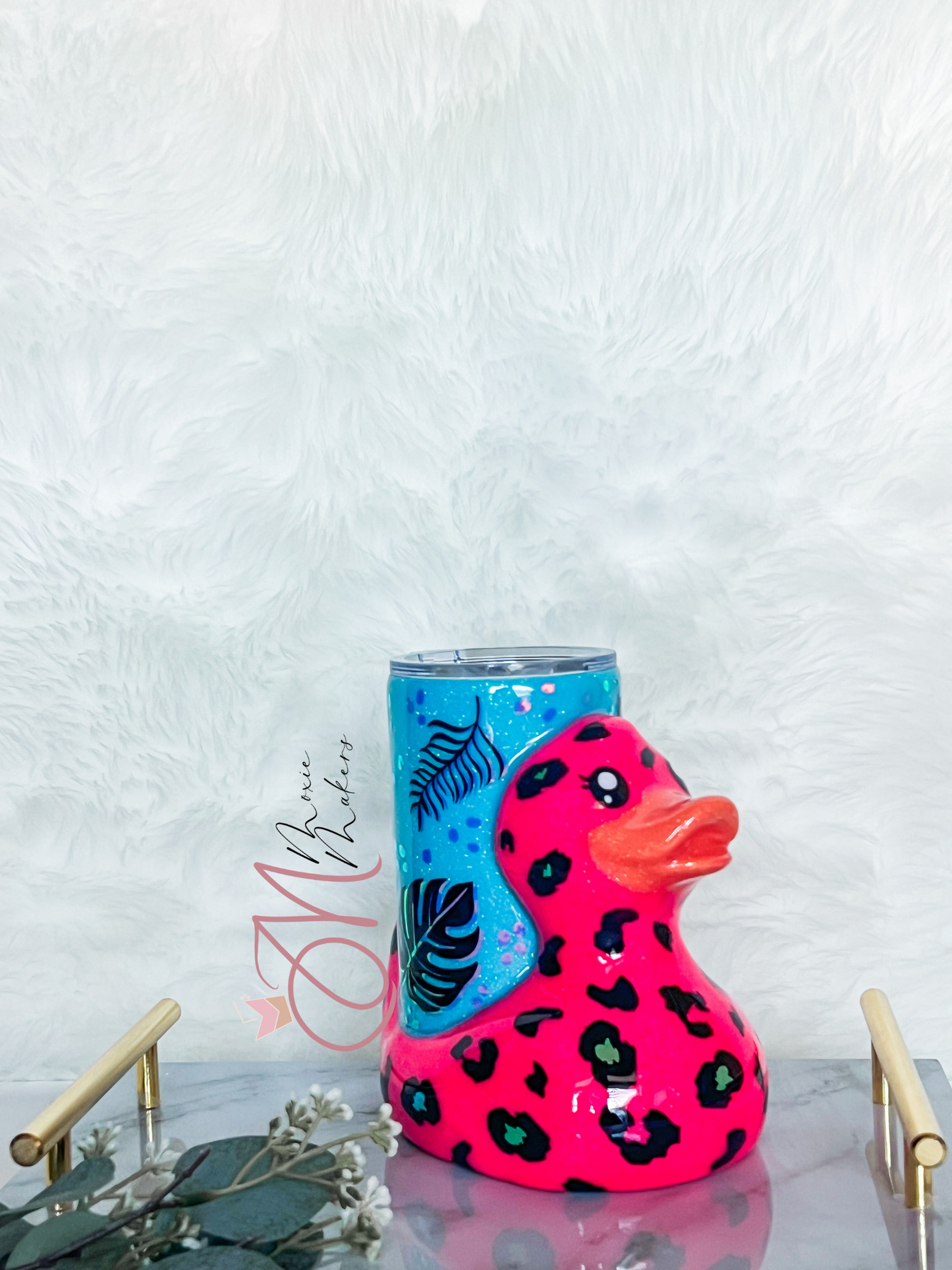 Glitzy Quacker 3D Tumbler