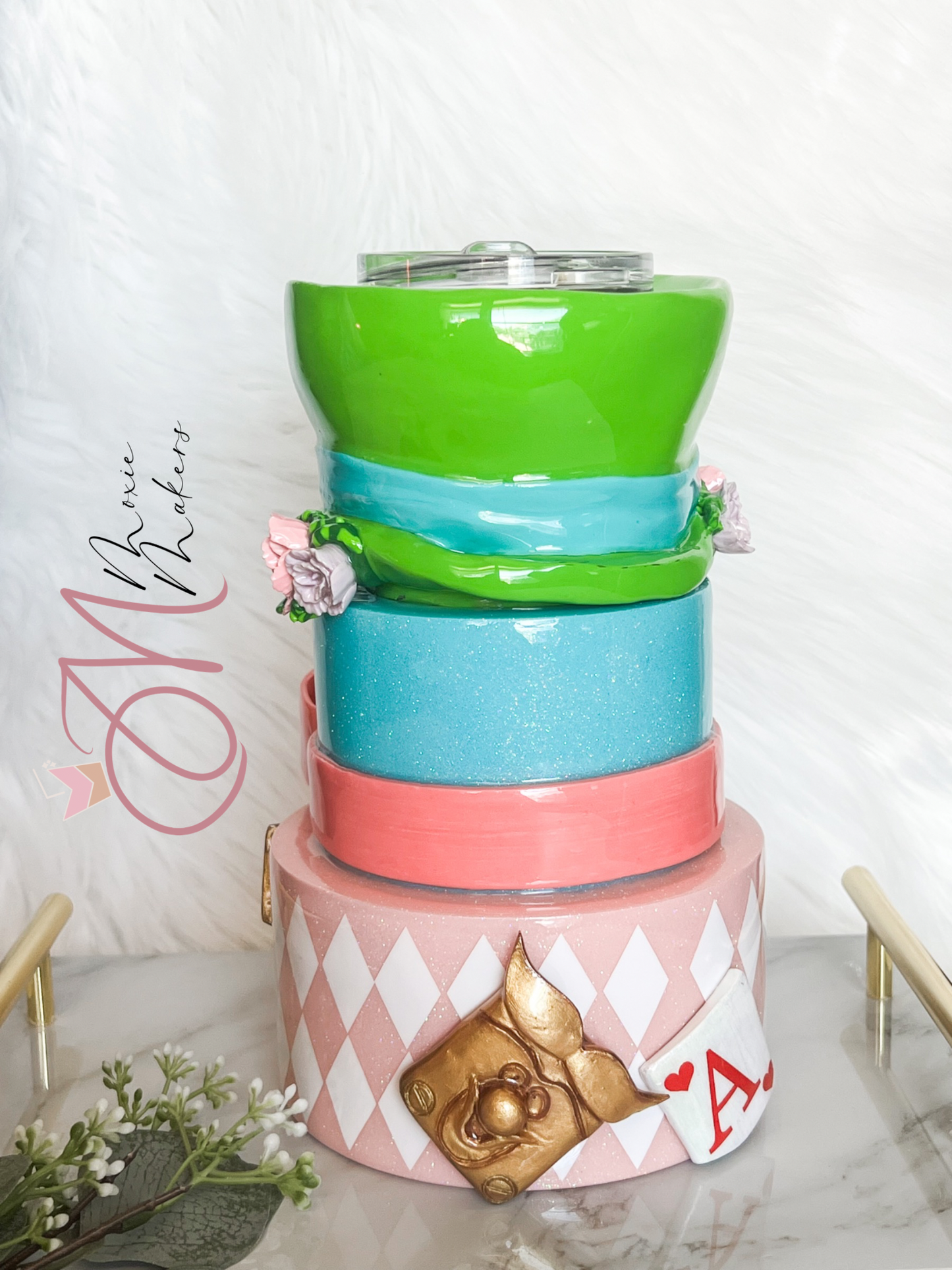 Wonderland Whimsy 3D Tumbler