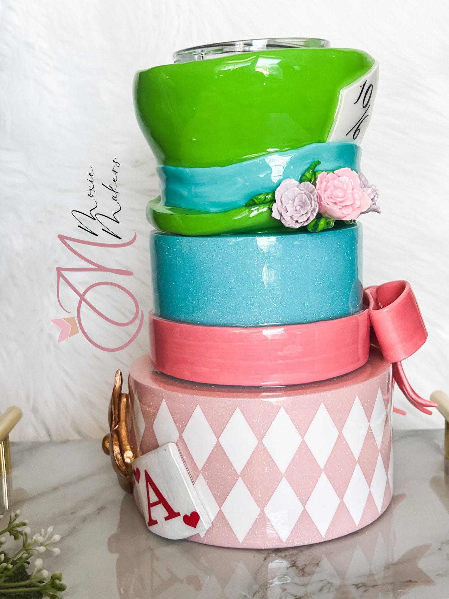 Wonderland Whimsy 3D Tumbler