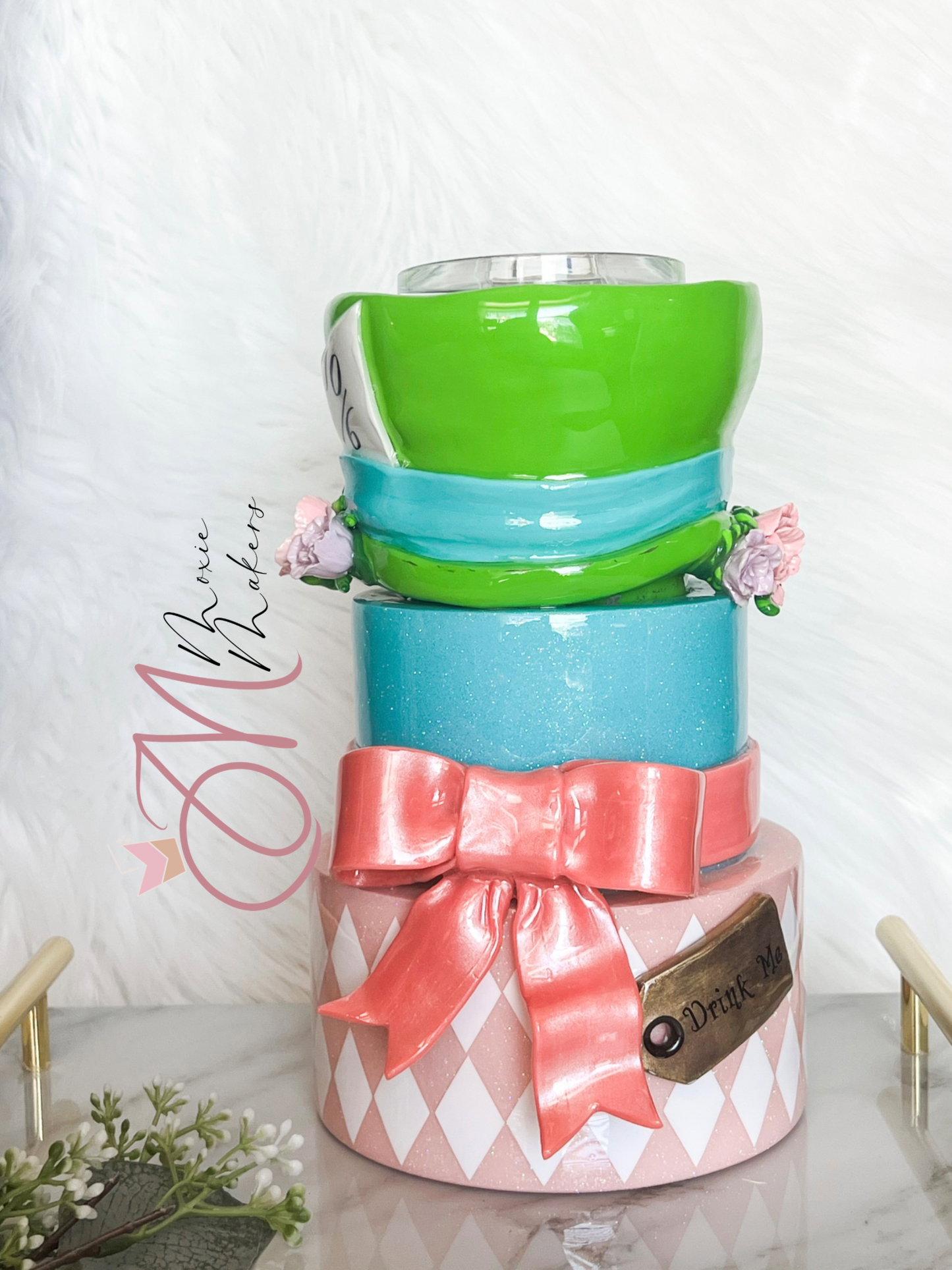 Wonderland Whimsy 3D Tumbler