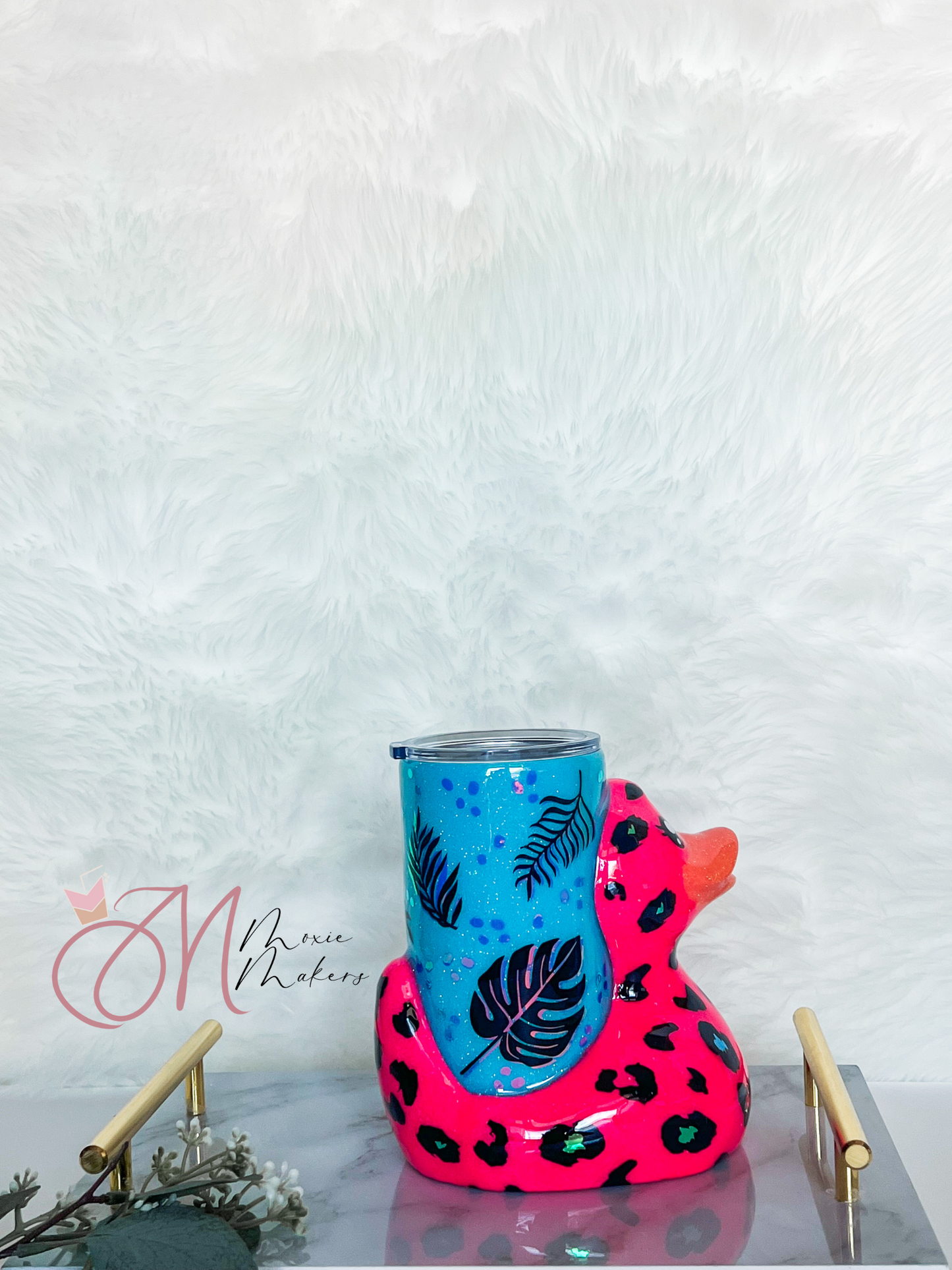 Glitzy Quacker 3D Tumbler