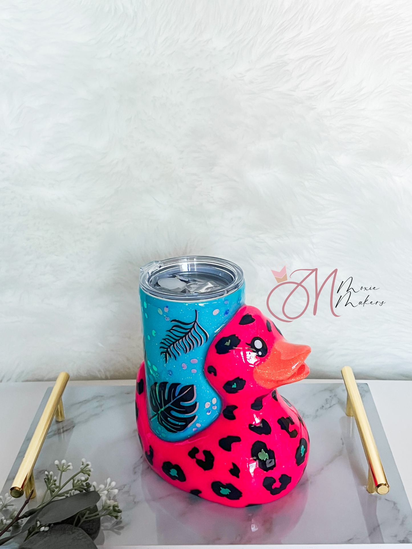 Glitzy Quacker 3D Tumbler