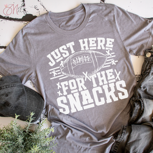 Here For The Snacks Tee