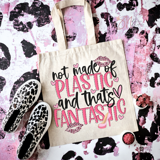 Not Made of Plastic Tote Bag