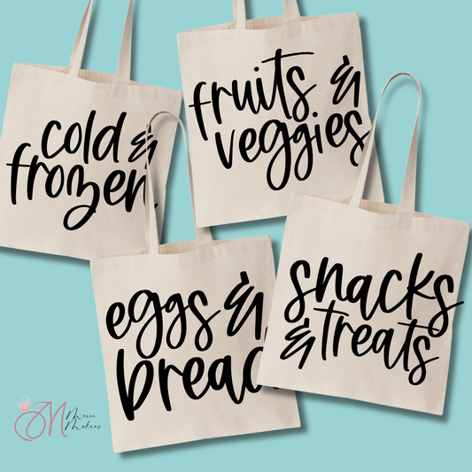 Groceries Tote Bag