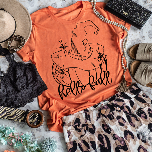 Hello Fall Pumpkin Tee