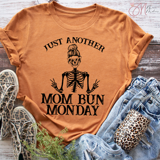 Mom Bun Monday Tee